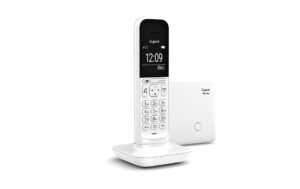 1015434_2 - Mediatech Gigaset CL390A Duo Tundra White analoges Telefon mit Anrufbeantworter