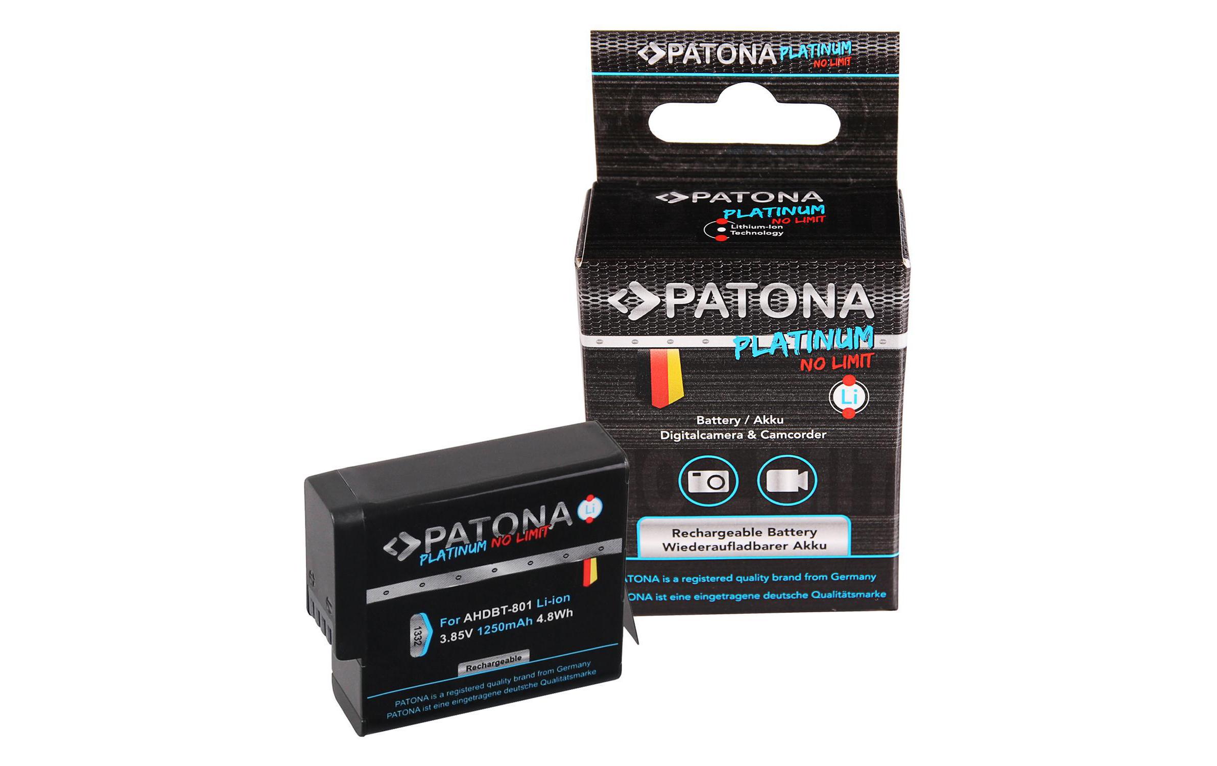 1019704 - Mediatech PATONA Platinum Akku GoPro Hero 8/7/6/5 kaufen Schweiz | Mediatech.ch