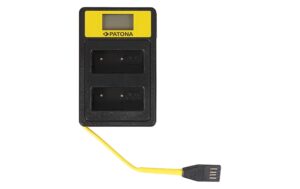 PATONA Smart Dual LCD USB Ladegerät Für Fujifilm NP-W126