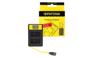 PATONA Smart Dual LCD USB Ladegerät Für Panasonic DMW-BLC12PP kaufen Schweiz | Mediatech.ch