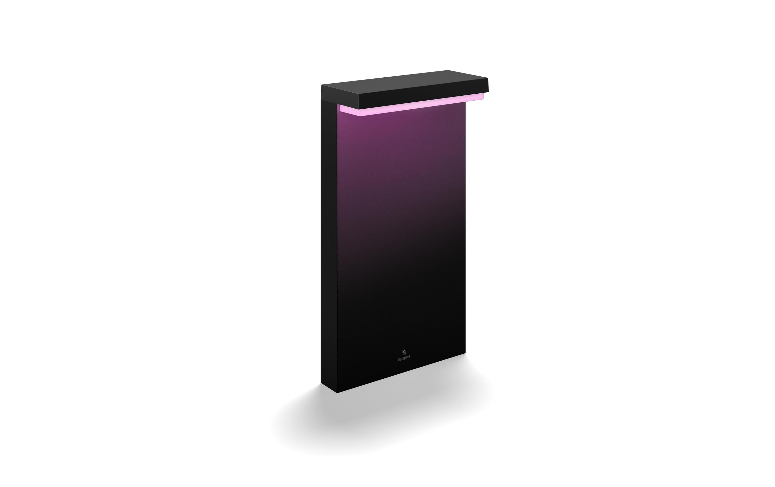 1025215_1 - Mediatech Philips Hue Sockelleuchte Nyro bk 13.5W, 1000lm, 2200-6500K, schwarz