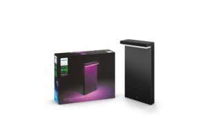 1025215_2 - Mediatech Philips Hue Sockelleuchte Nyro bk 13.5W, 1000lm, 2200-6500K, schwarz