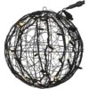 1035489 - Mediatech Star Trading Beleuchtungssyst. LED Kugel Schwarz, benötigt Netzkabel