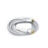 103909 - Mediatech SAT-Anschlusskabel flach 3mm 7.5m zum Verlegen unter Teppich und Parkett