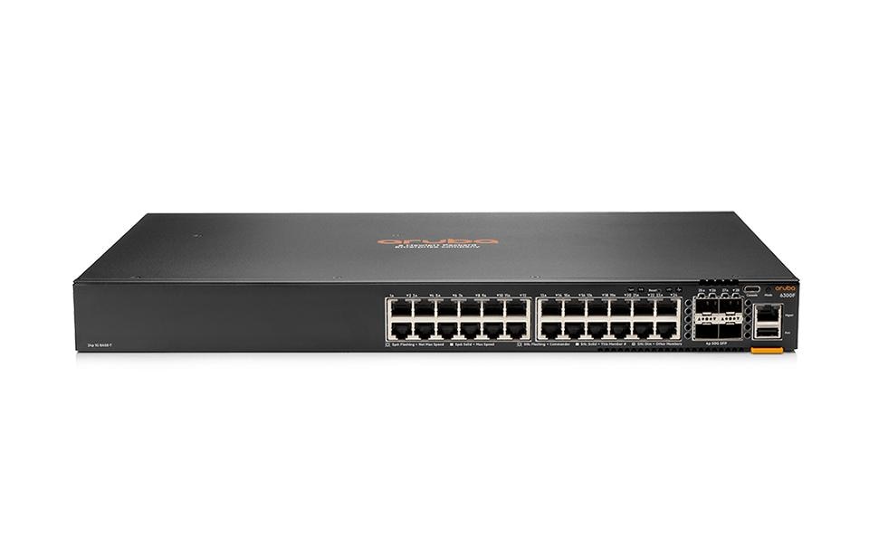 1039185 - Mediatech HPE Aruba Networking HPE Aruba CX 6300F 24 Port Switch 24x 1Gb, 4xSFP56 kaufen | Mediatech.ch