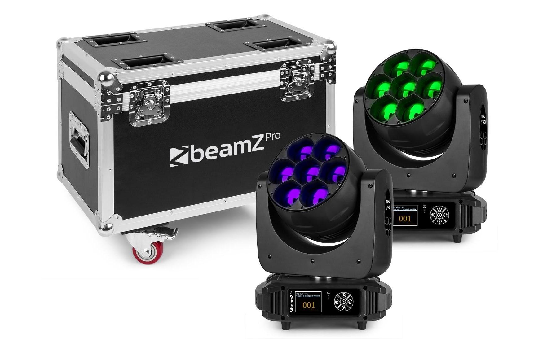 1040844 - Mediatech BeamZ Pro MHL740 Set 2x MHL740 Moving Head in Case kaufen Schweiz | Mediatech.ch