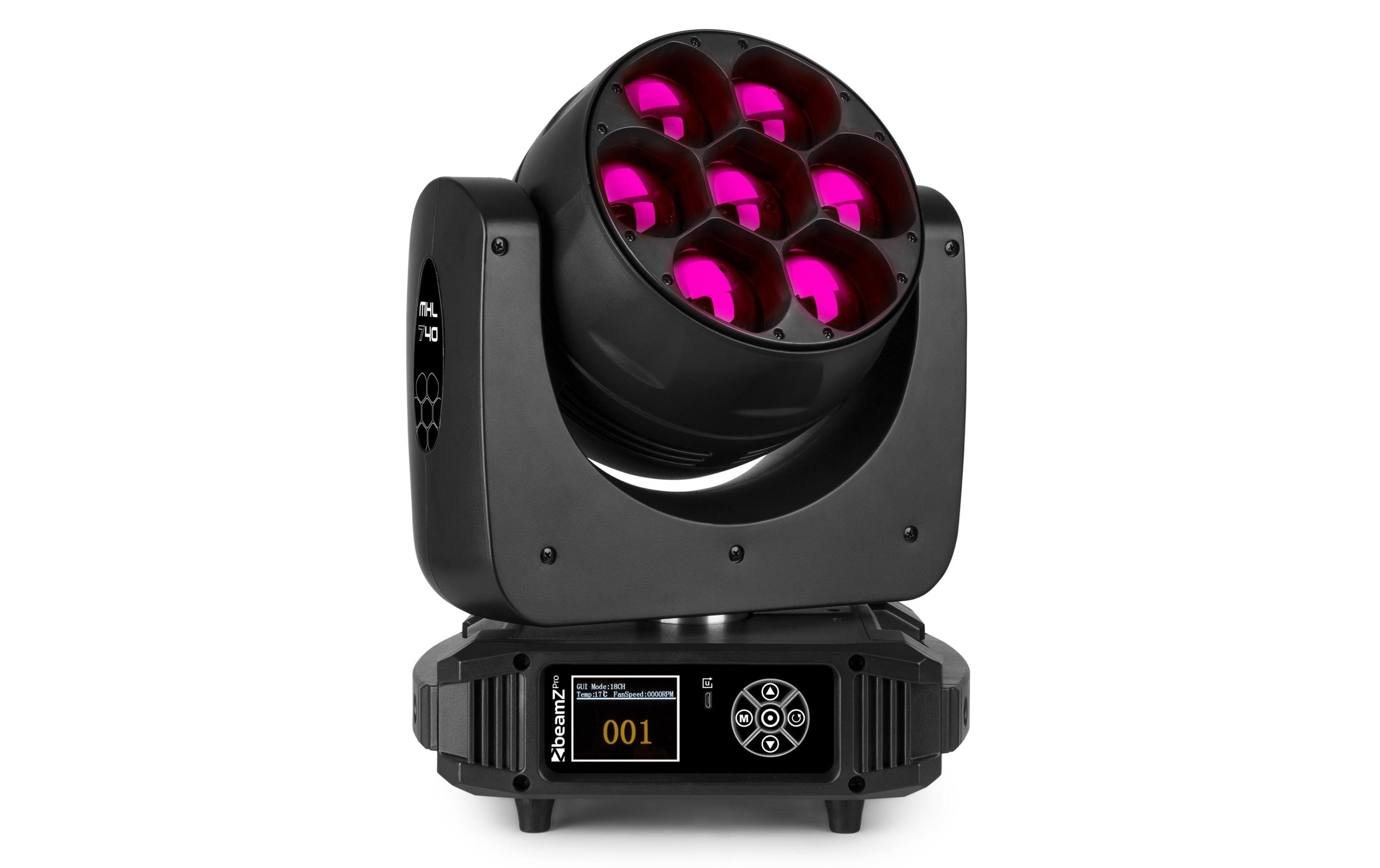1040844_1 - Mediatech BeamZ Pro MHL740 Set 2x MHL740 Moving Head in Case