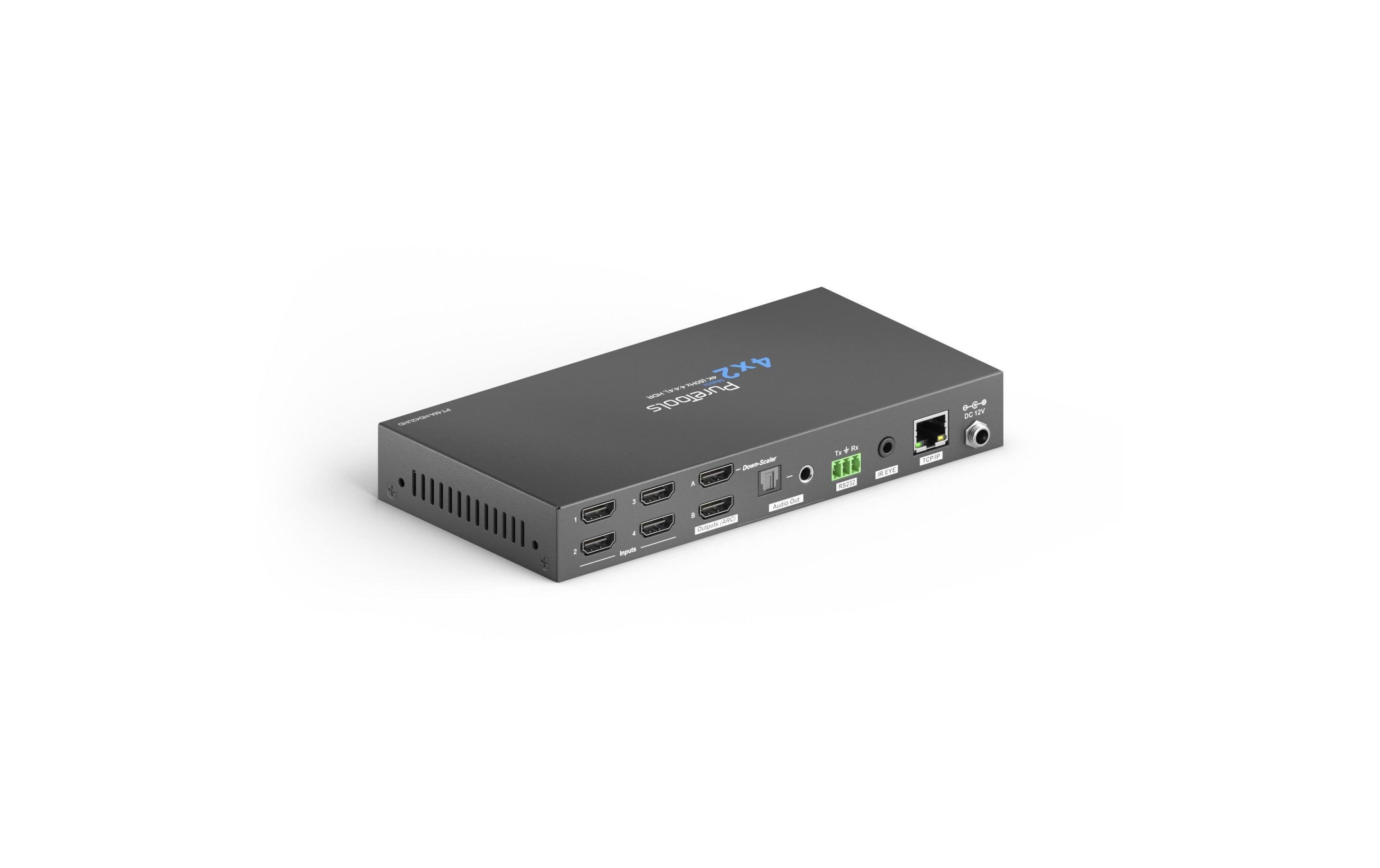1046128_1 - Mediatech PureTools PT-MA-HD42UHD Matrix 4x2, 4HDMI >2HDMI, 4K
