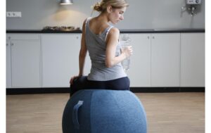 Vluv Stov Stoff Sitzball Concrete, Ø 60-65cm