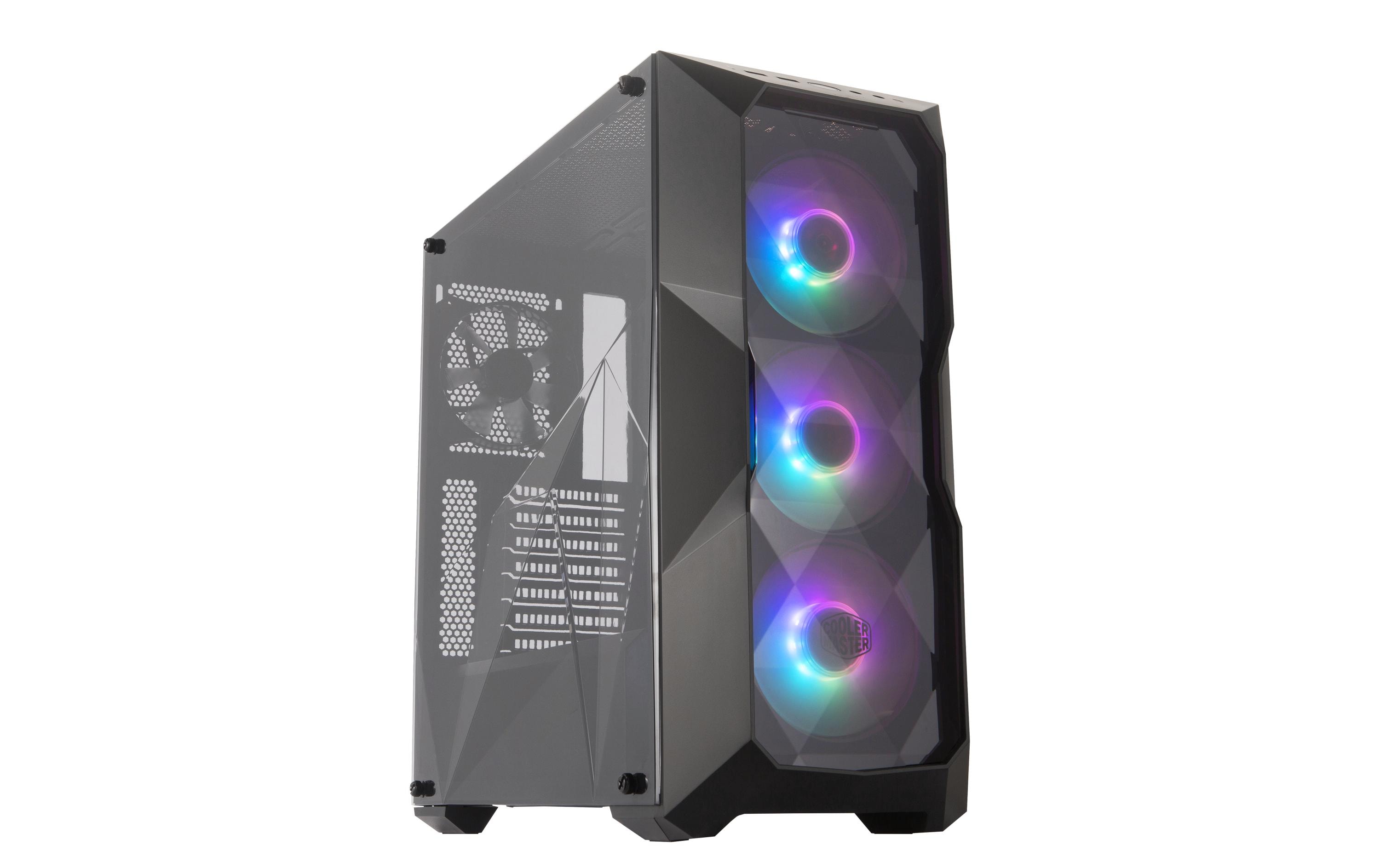 Cooler Master MasterBoX TD500 ARGB schwarz, 2x 2.5/3.5, 4x .5, 2x USB3.0
