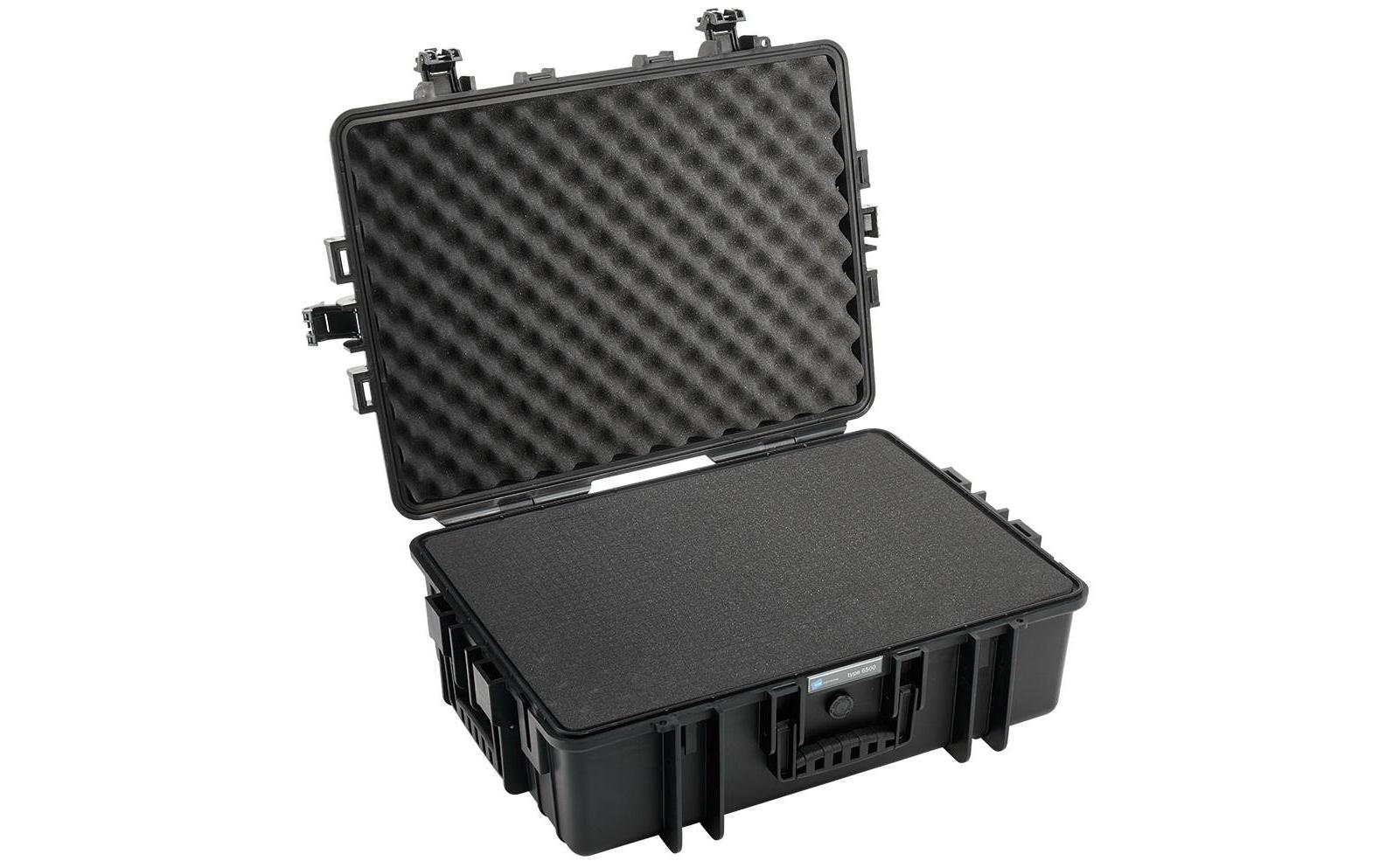 1052676 - Mediatech B&W Outdoor-Koffer Typ 6500 Würfelschaum schwarz
