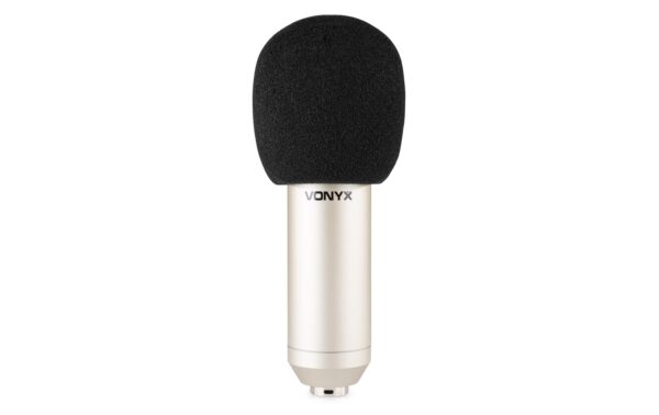 1053455_6 - Mediatech Vonyx CM400 Kondensator Studiomikrofon Grossmembran, inkl. Shockmount und Kabel