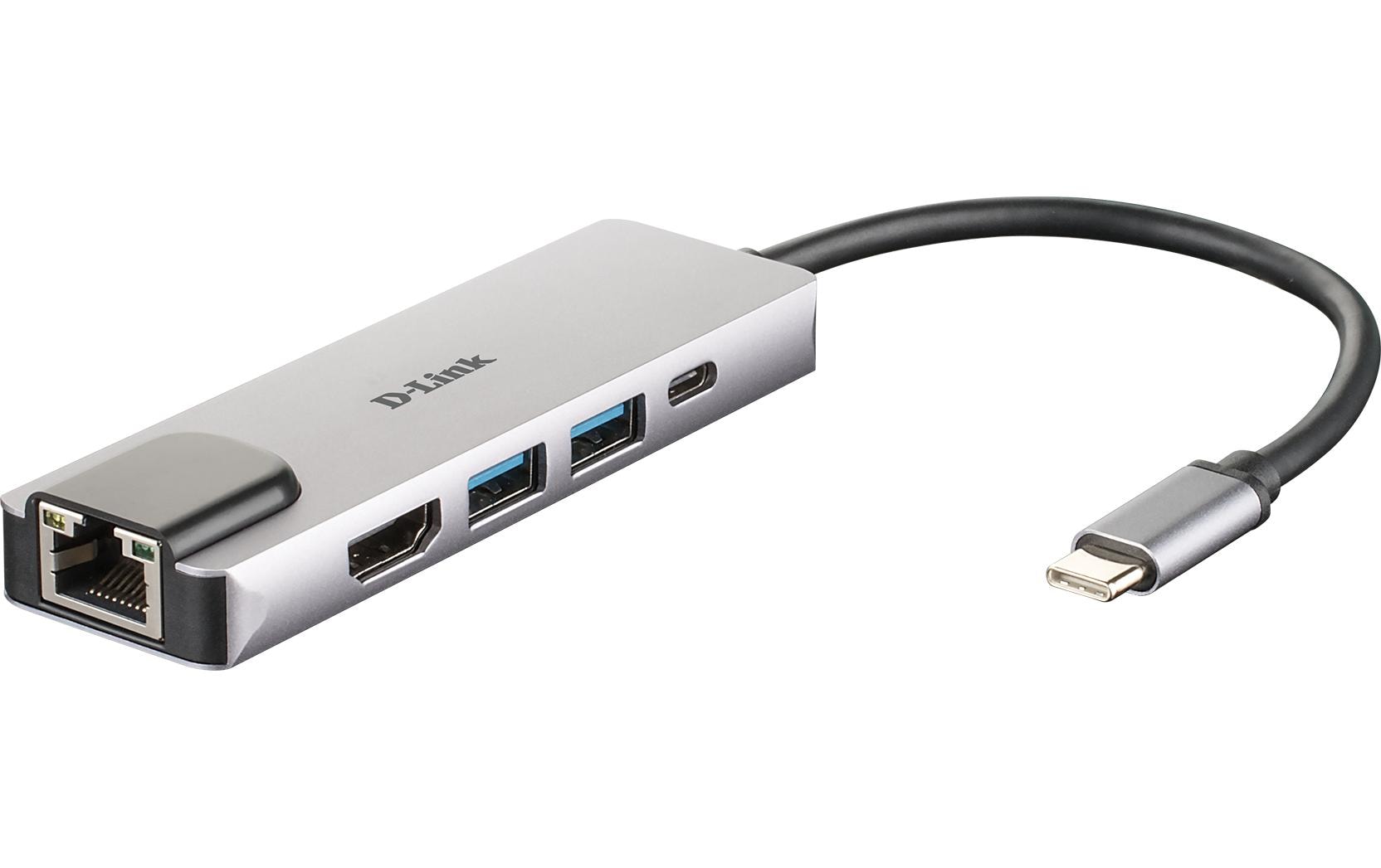 1053831 - Mediatech D-Link Hub DUB-M520 USB 3.0, HDMI mit USB-C Ladeanschluss kaufen Schweiz | Mediatech.ch