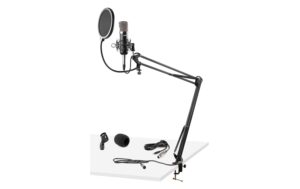Vonyx CMS400 Studio Set Mikrofon, Tischarm, Popfilter, Spinne, Kabel