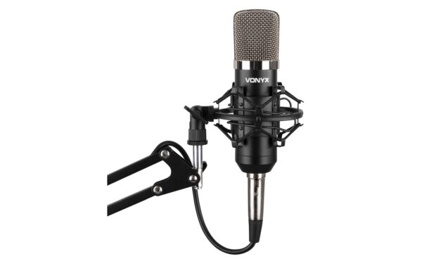 Vonyx CMS400 Studio Set Mikrofon, Tischarm, Popfilter, Spinne,Kabel
