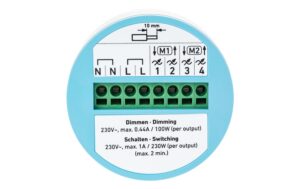1056649_7 - Mediatech dingz WiFi-Schalter weiss Kompletsett für UP Montage