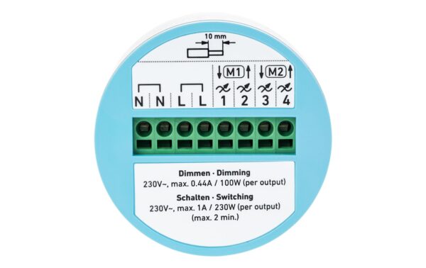 1056649_7 - Mediatech dingz WiFi-Schalter weiss Kompletsett für UP Montage