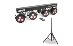 Max PartyBar 4 LED-Bar Kit, 3x 3W 4-in-1, Ständer