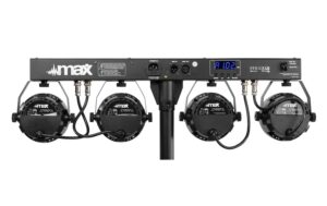 Max PartyBar 11 4 x COB PAR, 20W RGB, Stand