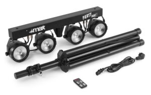 Max PartyBar 11 4 x COB PAR, 20W RGB, Stand