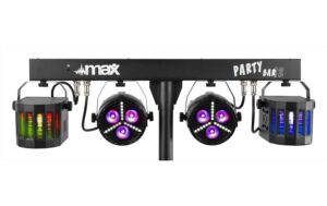 1058525_2 - Mediatech Max PartyBar 12 2x PAR-Strobe, 2x Derby IRC, Stand