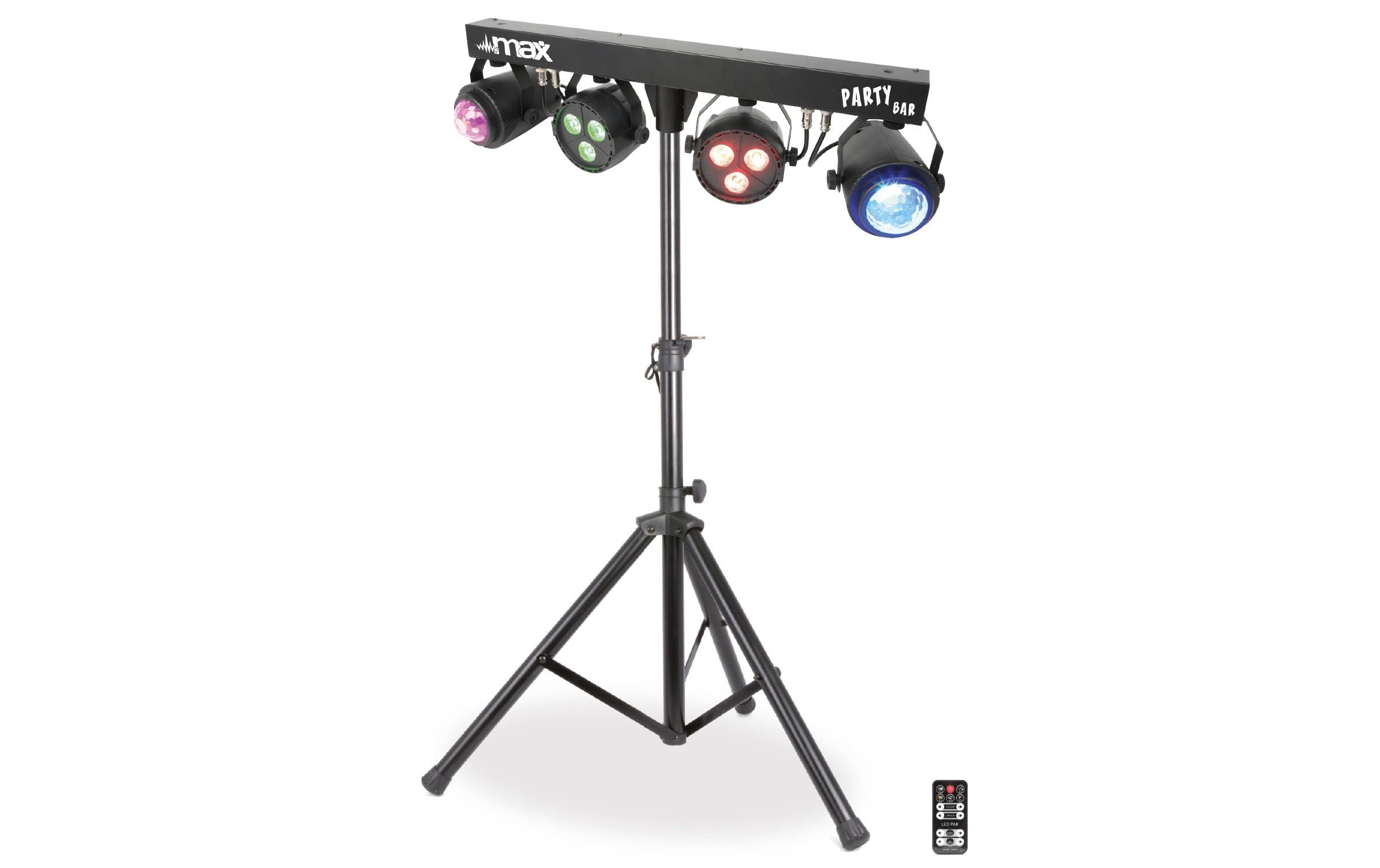 1058530 - Mediatech Max PartyPar Kit 2x Par 3x3W, 2x Jelly, 4-in-1, RGBW, Stand kaufen Schweiz | Mediatech.ch