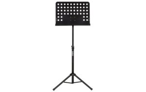 Bemero MSS-8080BK Notenpult Gelochtes Notenpult, Höhe: 940-420mm