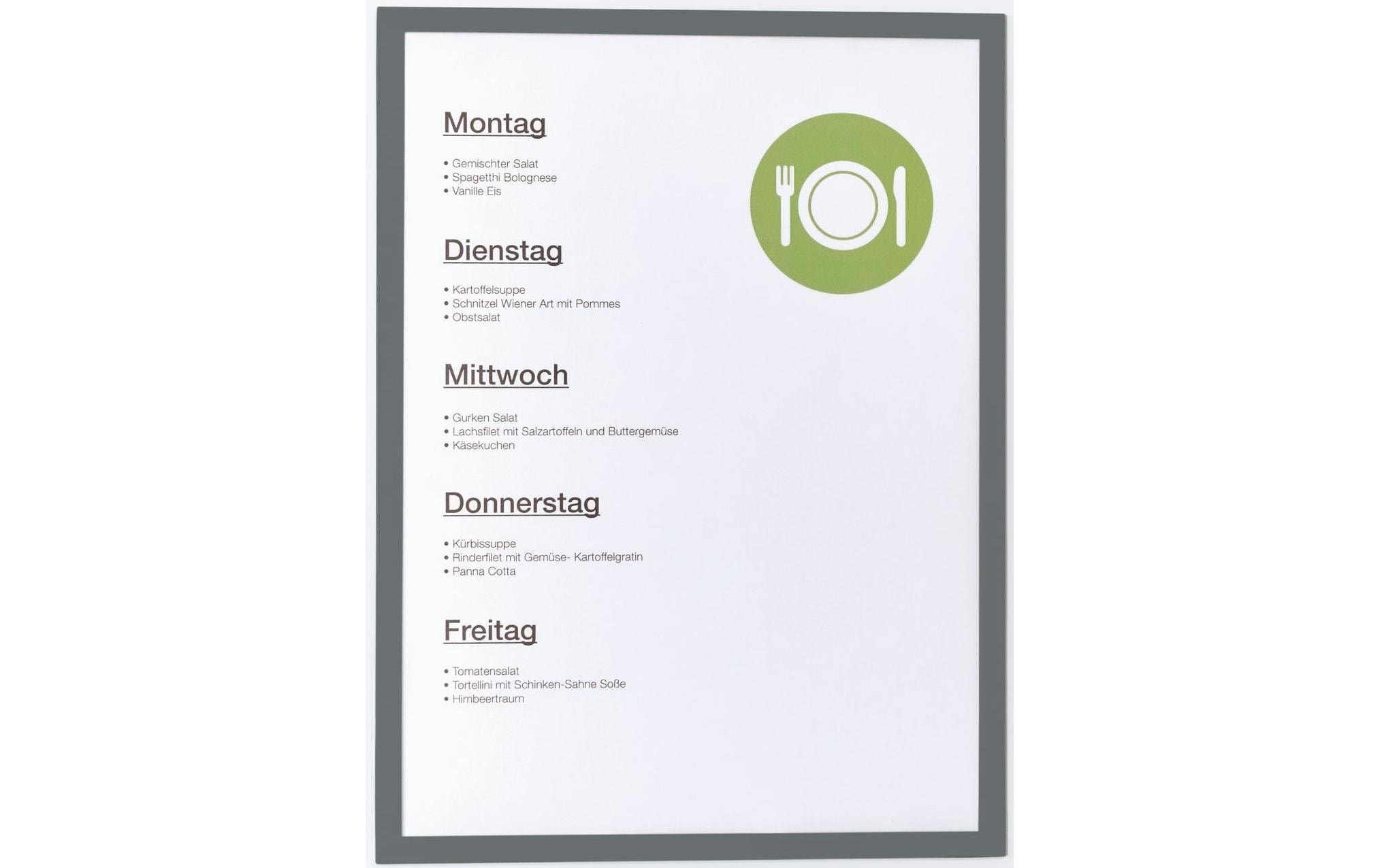 1072900 - Mediatech Magnetoplan Sichtfenster A4 grau 5 Stück kaufen Schweiz | Mediatech.ch