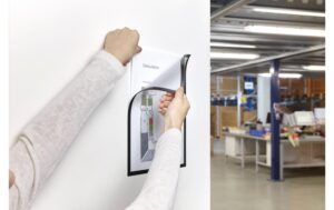 Magnetoplan Sichtfenster A4 schwarz 5 Stück