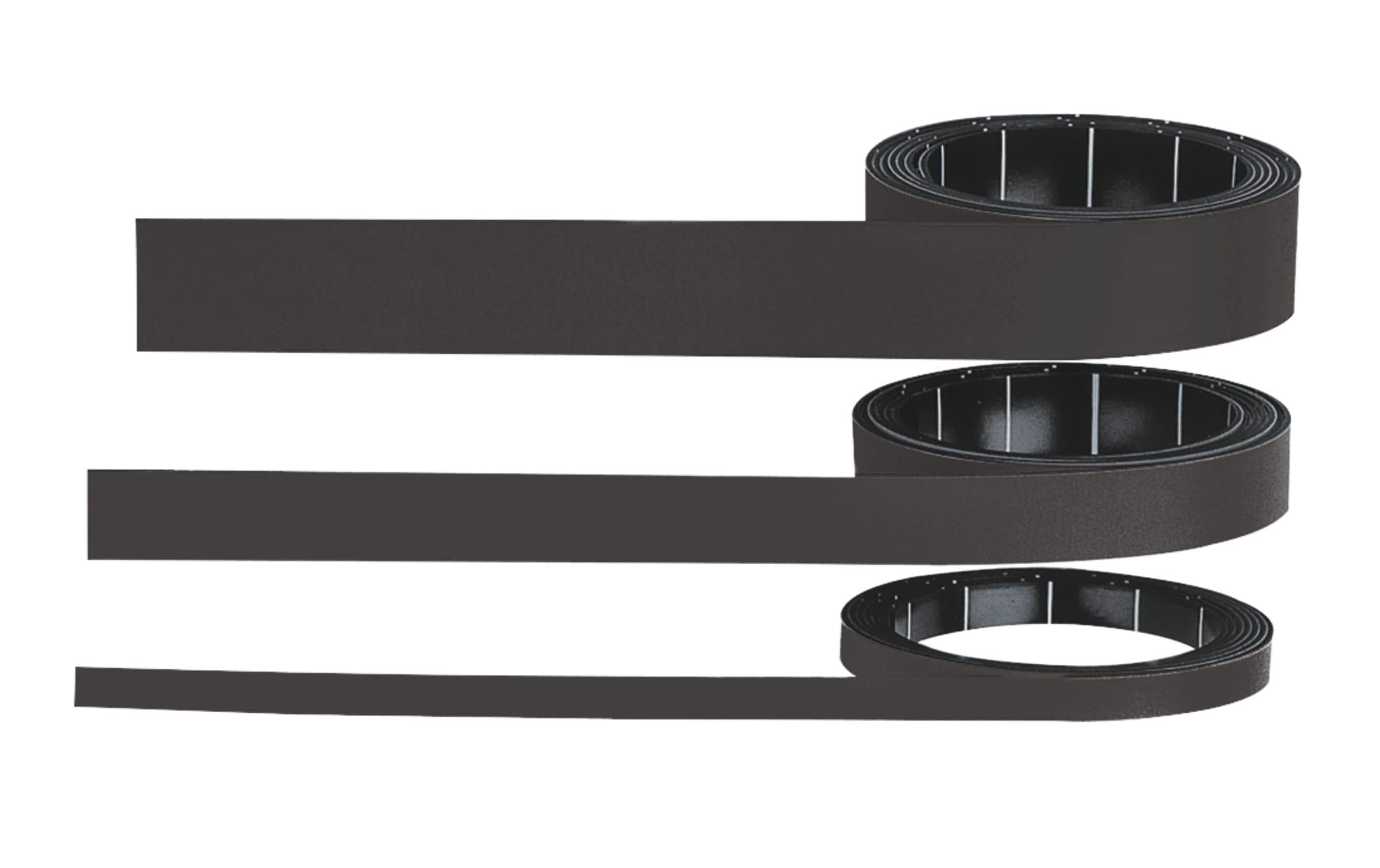 1072923_1 - Mediatech Magnetoplan Magnetband schwarz, 5 mm x 1 m