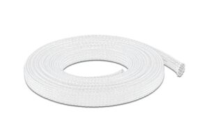 Delock Geflechtskabelschlauch, 5mx12mm selbstschliessend, schneidbar, hitzebeständig