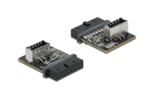 Delock USB3 Pfostenbuchse zu Key-A Buchse USB3.0 Type-A, 9 Pin Key A, verbaubar