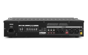 Power Dynamics PRM360 6-Kanal, 4-Zonen Mixer, 100V, 360W