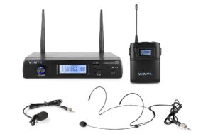 Vonyx WM61B Bodypack + Headset, UHF, 16Ch kaufen Schweiz | Mediatech.ch