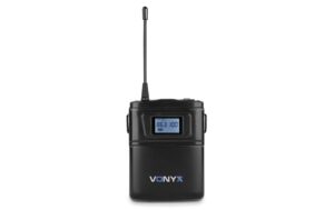 Vonyx WM61B Bodypack + Headset, UHF, 16Ch