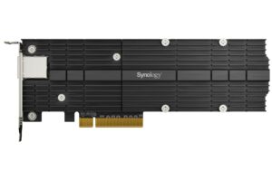 1078278_1 - Mediatech Synology E10M20-T1 M.2 SSD & 10GbE Adapter 10GbE Ready, Dual M.2 22110/2280 NVMe SSD