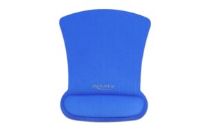 Delock ergonomisches Mauspad mit Handballenauflage, blau