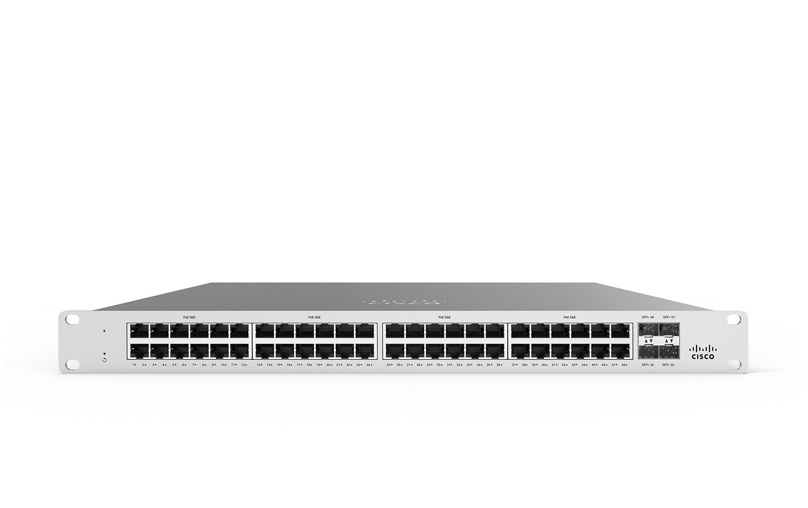 1082519 - Mediatech Meraki MS125-48: 48 Port Cloud Managed SW 48xGE, 4xSFP+ 10Gbps kaufen Schweiz | Mediatech.ch
