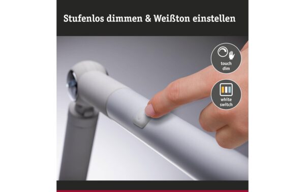 1084621_2 - Mediatech Paulmann FlexBar LED Tischleuchte Weiss LED 10,6W 1050lm 3000 - 6500K, 3-Step-Dim