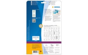 Herma CD-Einleger Slimcase 5033 weiss 25 Etiketten, 25 Blatt
