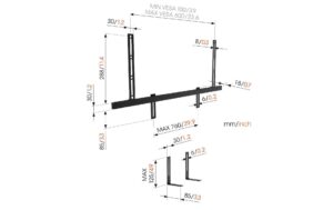 Vogels Universal Soundbar Halterung Sound 3550 schwarz