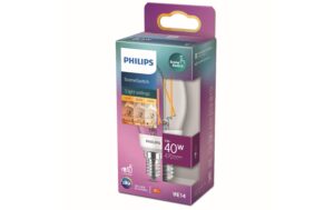 Philips LED Lampe 5.5-4-2W (40W) E14, B35, 470-190-50lm, 2700/2500/2200K