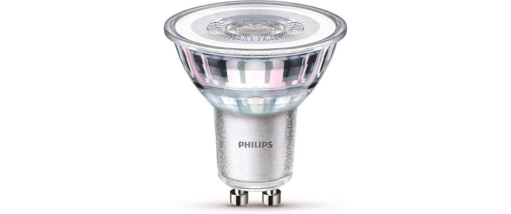 1087026 - Mediatech Philips LED Lampe 3.5W (35W) GU10, MR16, 275lm, 4000K, klar kaufen Schweiz | Mediatech.ch