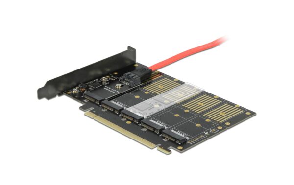 1087466_2 - Mediatech Delock PCI Express x16 Karte zu 5x intern 5x Key-B SATA