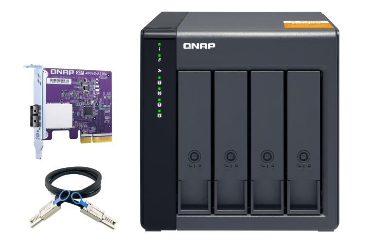 1088807 - Mediatech QNAP Desktop SATA 6Gbps JBOD Gehäuse 4-bay 2.5 + 3.5 SATA HDD kaufen Schweiz | Mediatech.ch