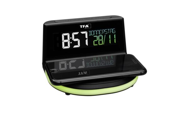 1093710_3 - Mediatech Digitalwecker schwarz schwarz, FE-TFA