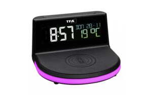 1093710_5 - Mediatech Digitalwecker schwarz schwarz, FE-TFA