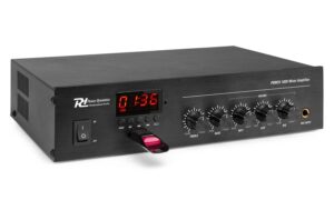Power Dynamics PDM25 100V Powermixer USB, MP3, BT, 25W