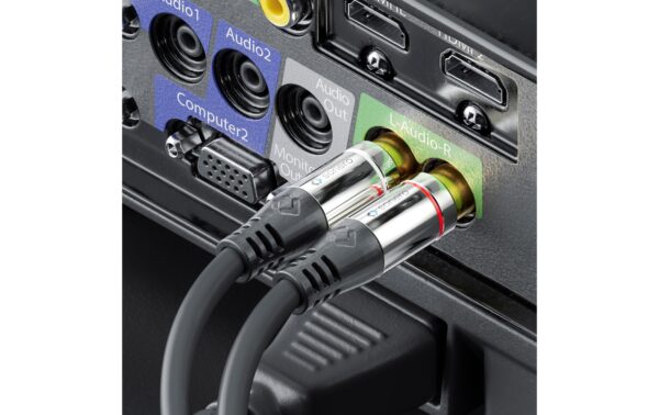 1094257_2 - Mediatech Sonero 2x Cinch auf 3.5mm Audio Kabel 1.50m, Stecker <-> Stecker