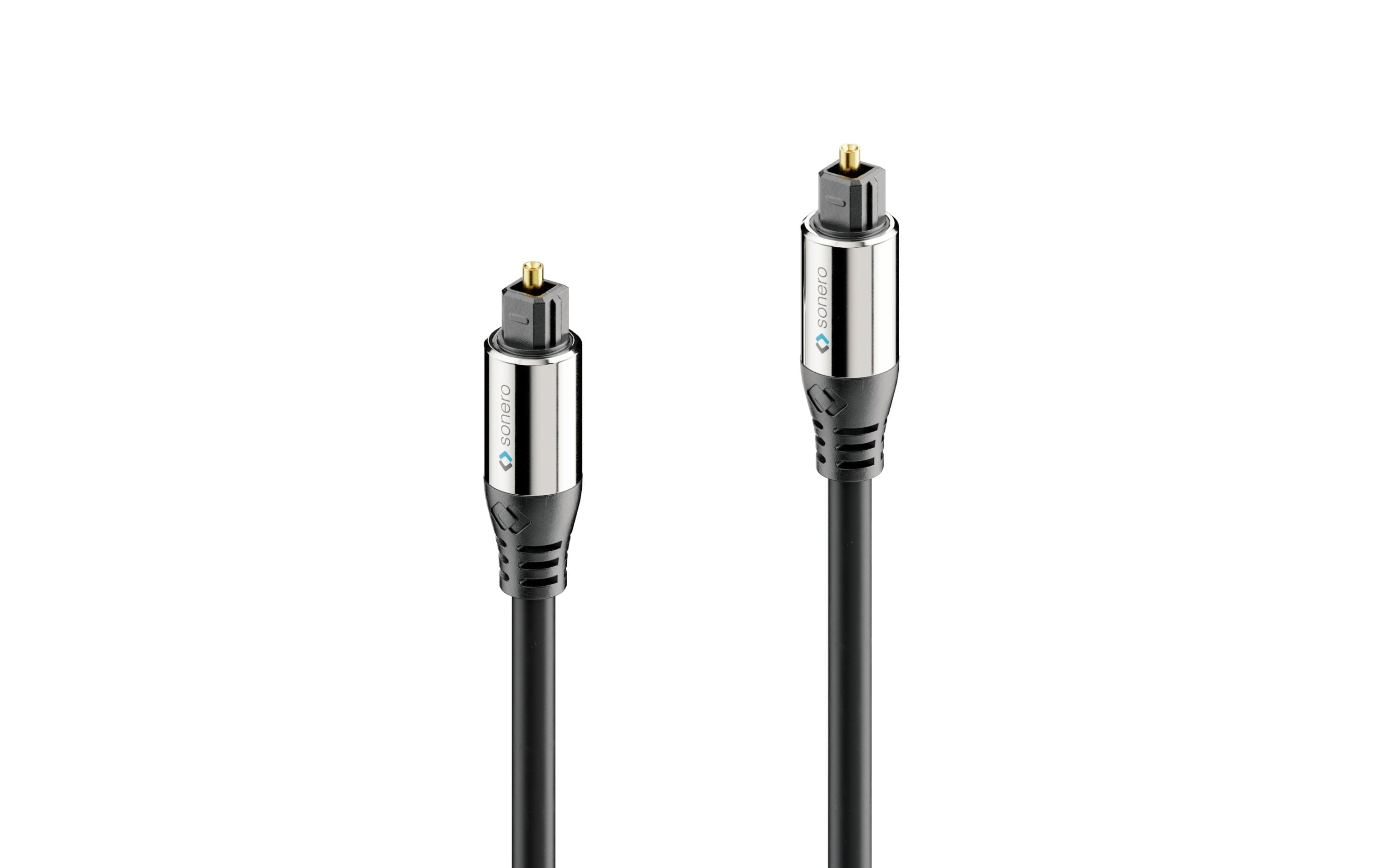1094286 - Mediatech Sonero Optisches Toslink Audio Kabel 10.00m, Stecker <-> Stecker, 6mm Durchm.